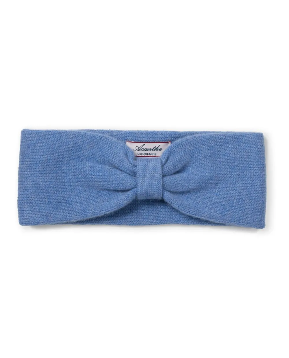 Acanthe Bandeau bleu chiné 100% cachemire bleuchiné Cheap