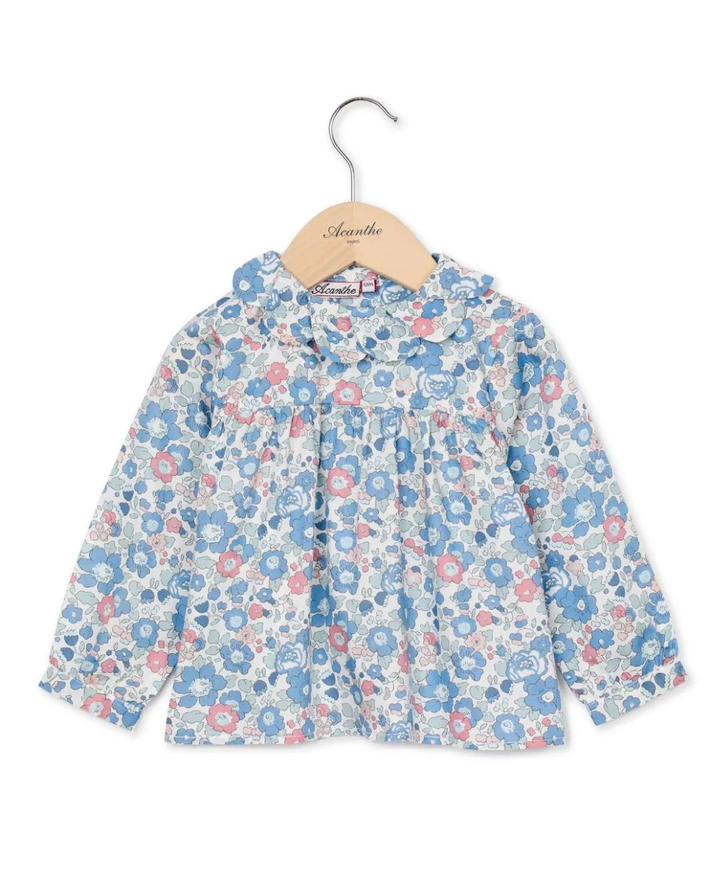 Acanthe Blouse col pétale en tissu Liberty Betsy LibertyBetsy Hot