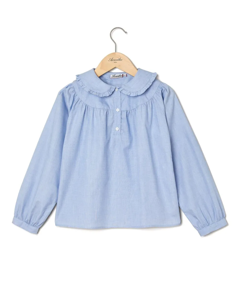 Acanthe Blouse plastron ciel filàfilciel Discount