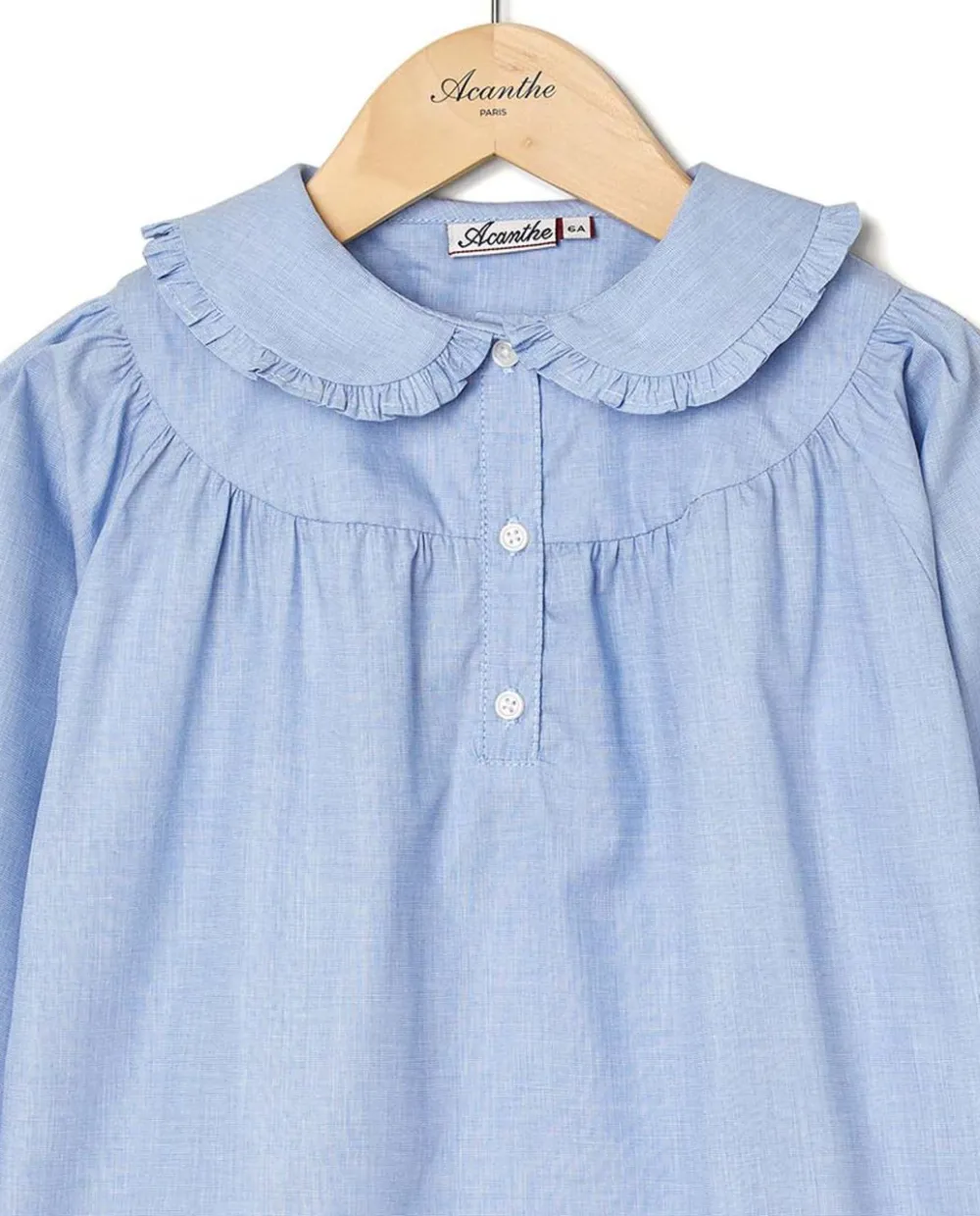 Acanthe Blouse plastron ciel filàfilciel Discount