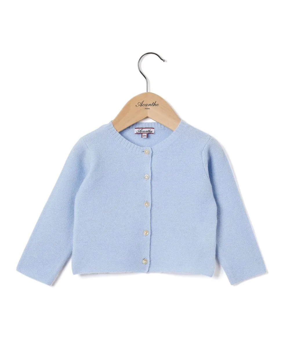 Acanthe Cardigan col rond naissance laine-cachemire Ciel Online