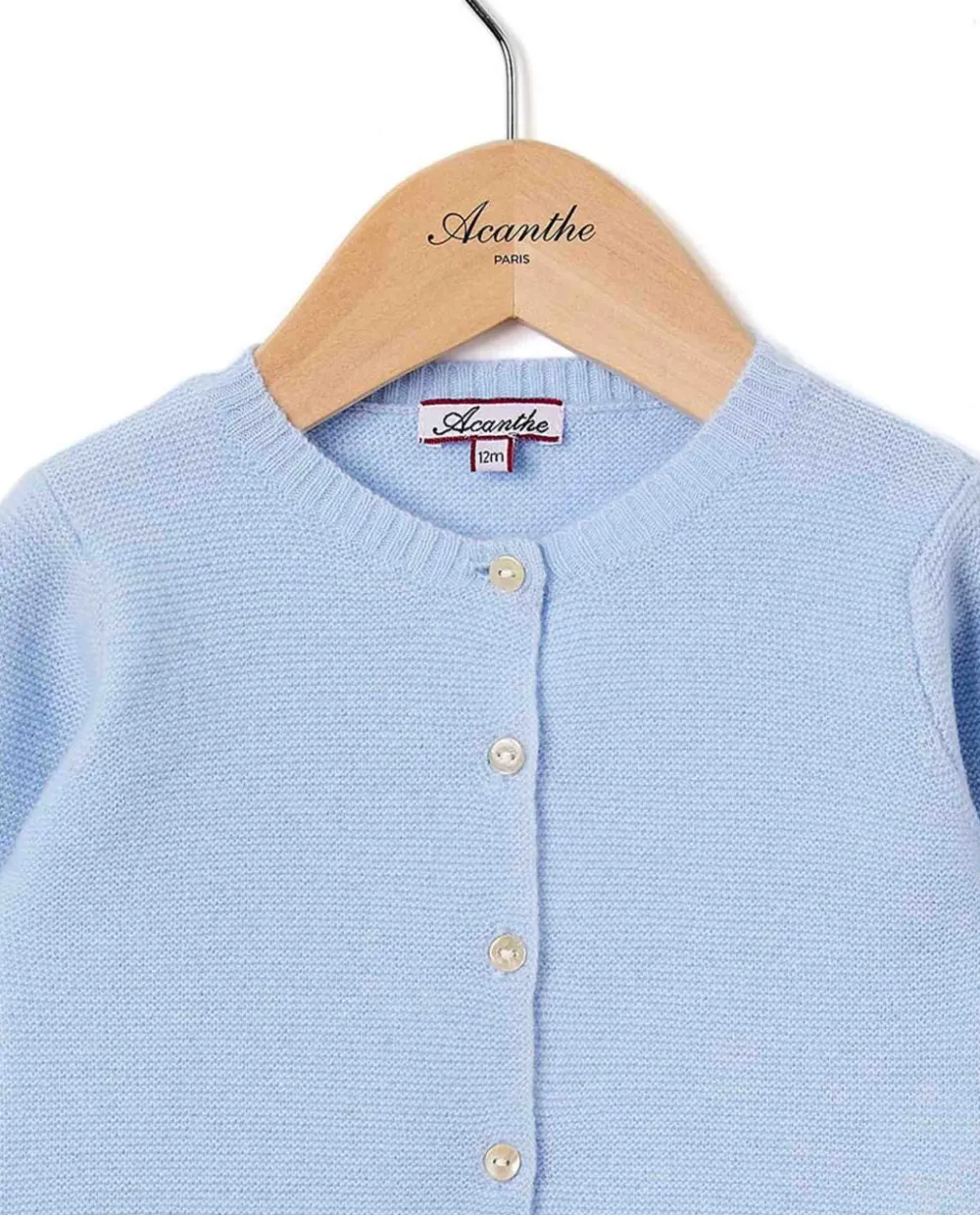 Acanthe Cardigan col rond naissance laine-cachemire Ciel Online