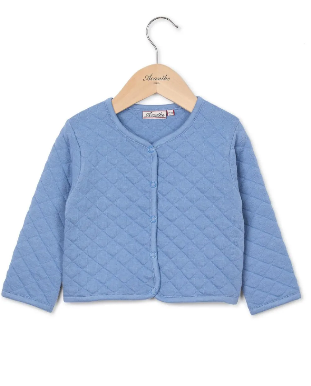 Acanthe Cardigan molletonné Bleu Online