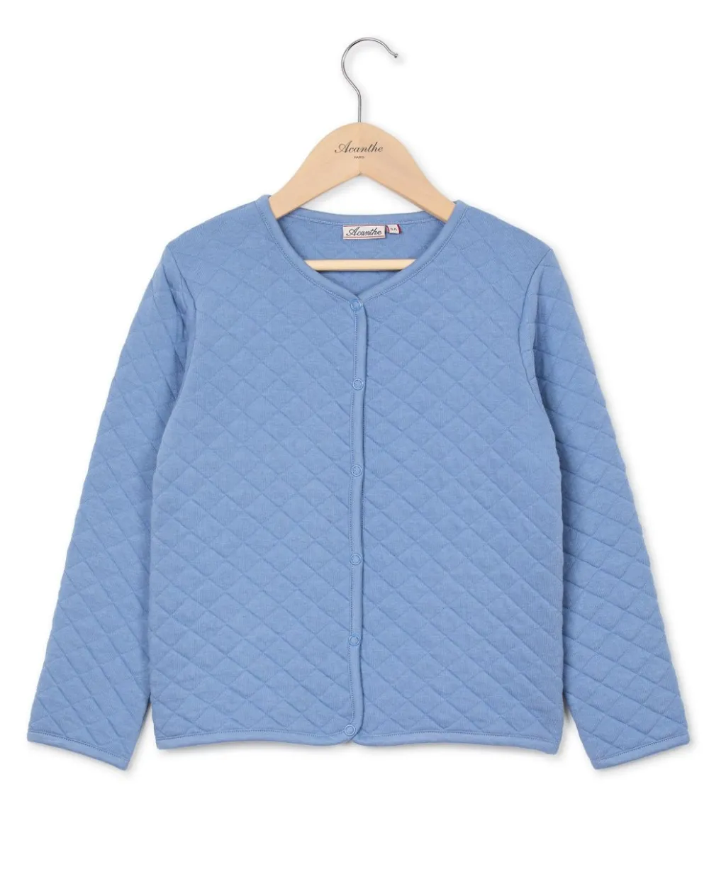 Acanthe Cardigan molletonné Bleu Cheap