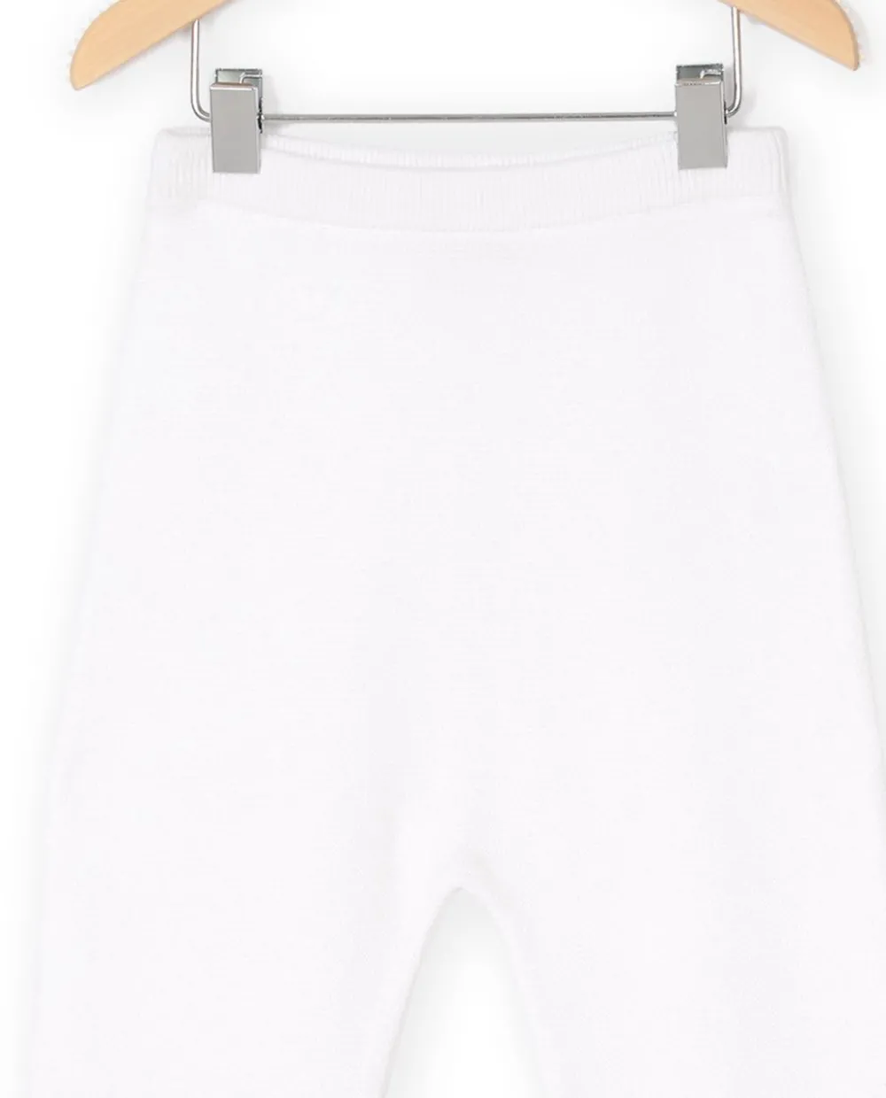 Acanthe Pantalon point mousse avec pieds Blanc Hot