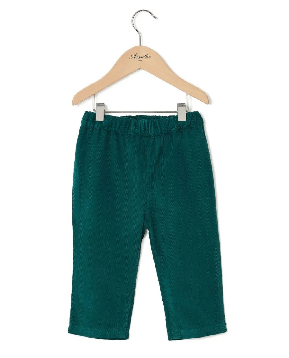 Acanthe Pantalon velours Vert Cheap