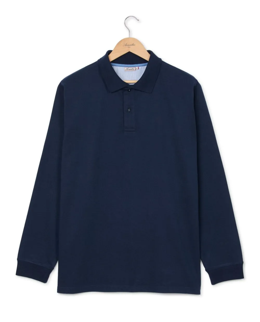 Acanthe Polo col jersey Marine Sale