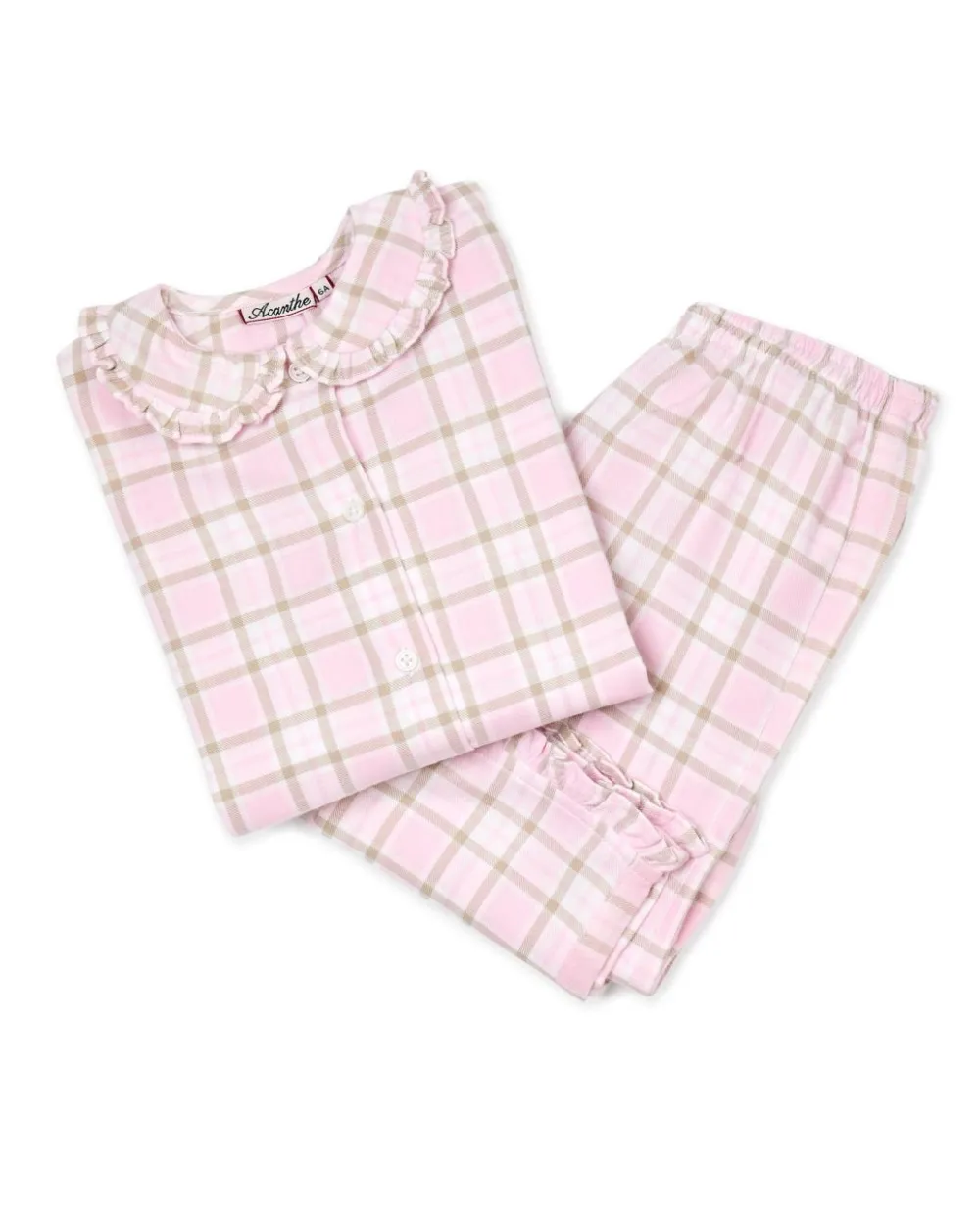 Acanthe Pyjama écossais rose écossaisrose Best Sale