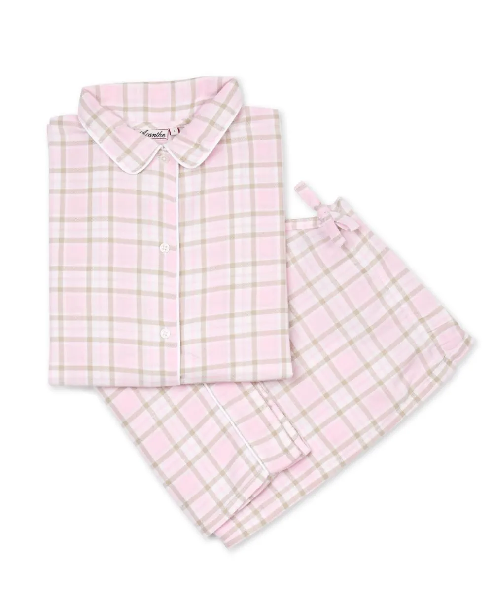 Acanthe Pyjama écossais rose écossaisrose New