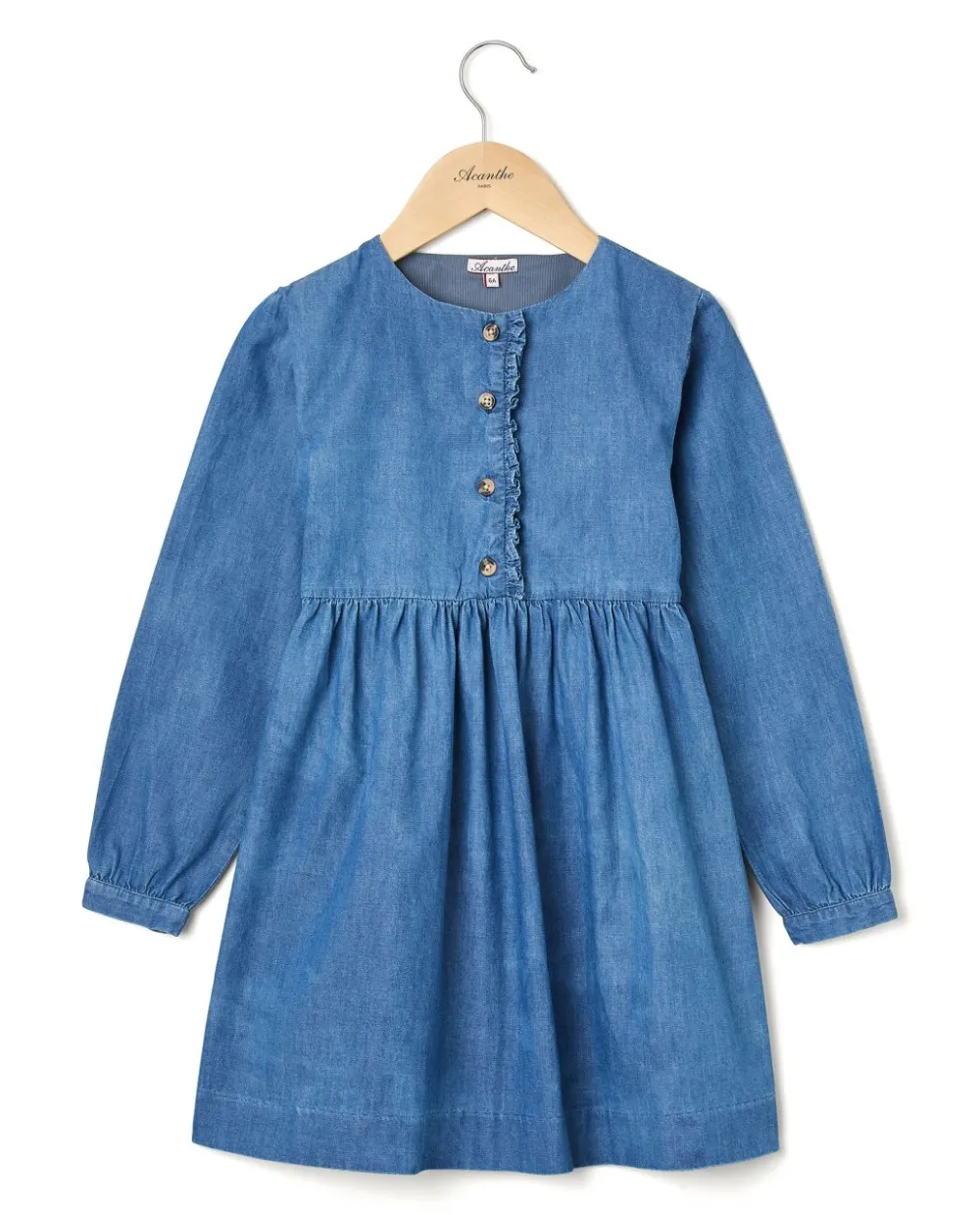 Acanthe Robe boutons Denim Online