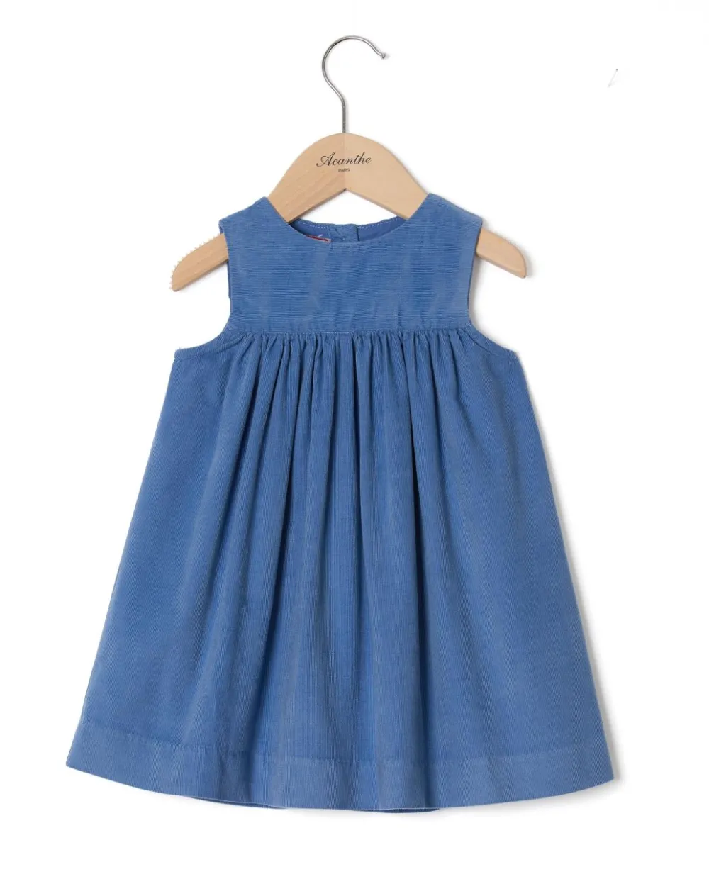 Acanthe Robe velours Bleu Shop