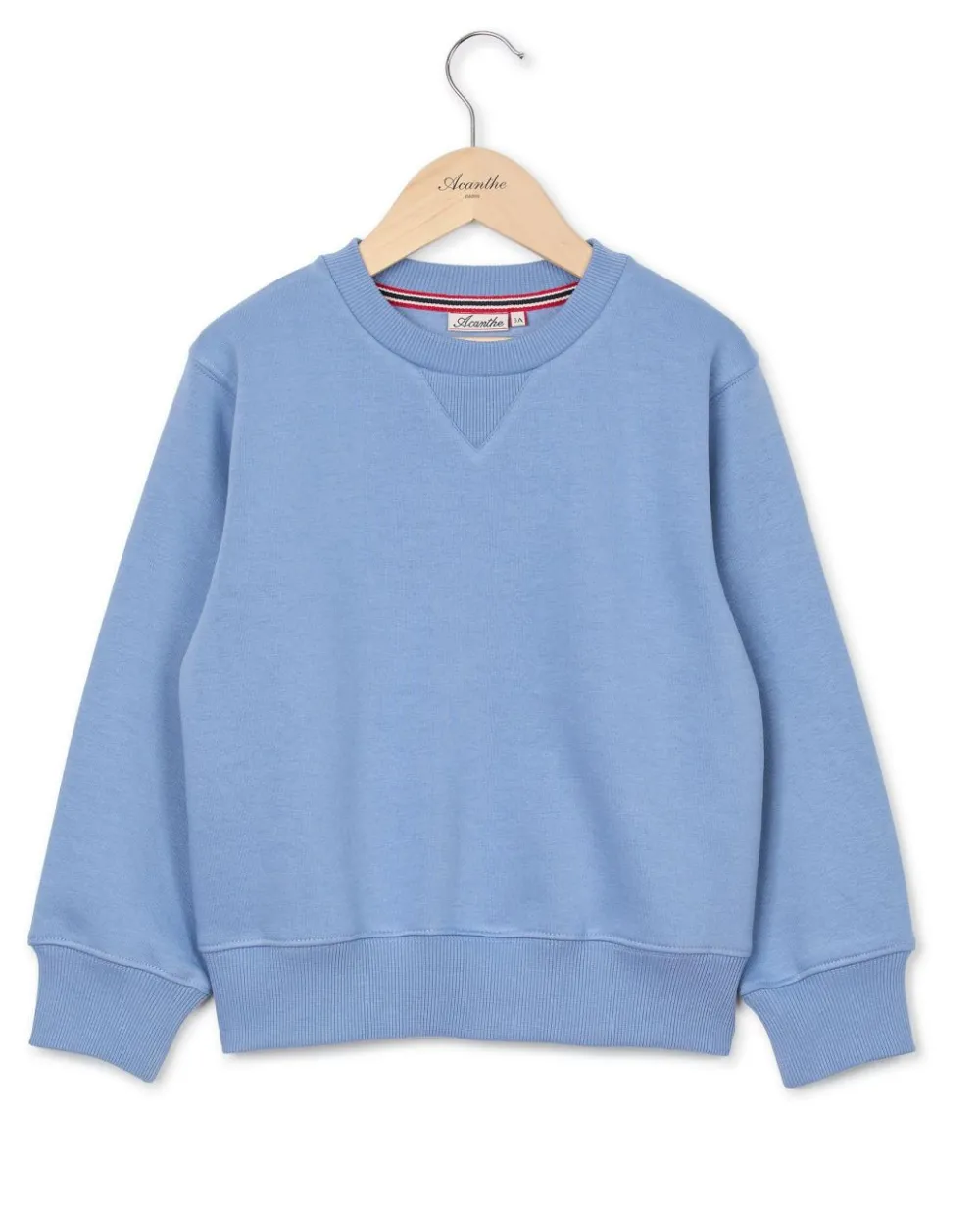 Acanthe Sweat col rond Bleu Clearance