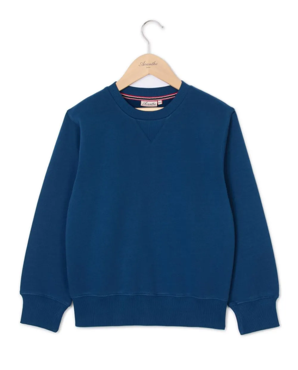 Acanthe Sweat col rond Bleu Cheap