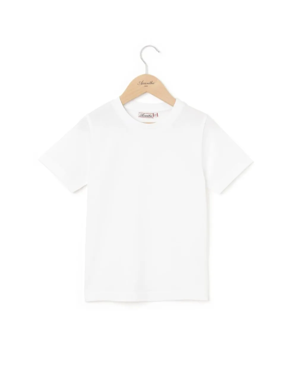 Acanthe Tee shirt col rond Blanc Shop